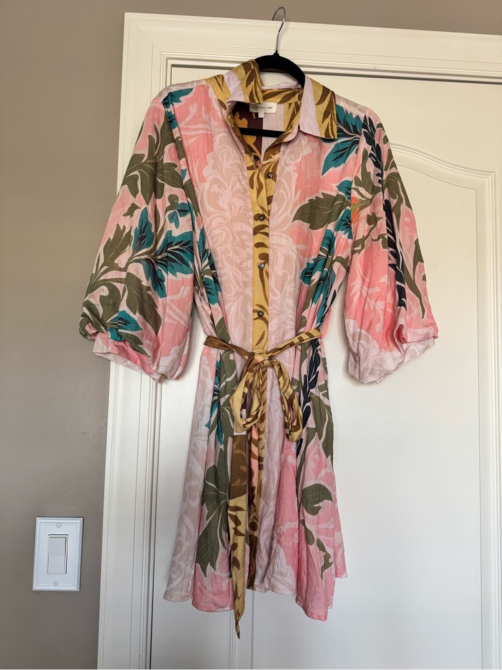 Long sleeve flowy dress